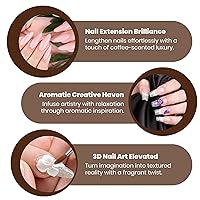 Vista 4 de Mia Secret Monómero líquido con aroma a café, líquido acrílico alternativo para uñas en polvo acrílico, monómero EMA, líquido de monómero de uñas