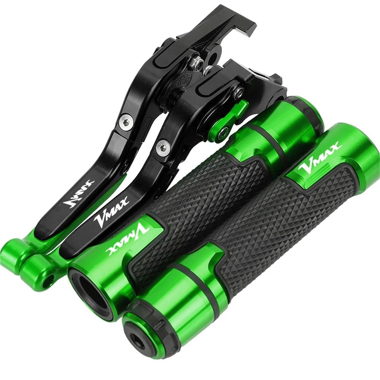 Bylkfc Color 4 Brake Clutch Lever Motorcycle Brake Clutch Lever Handlebar Grips For Vmax1700 V-Max1700 Vmax V-Max 1700 2009-2020 Handle Bar Extension Kit Motorbike Handlebar Levers Grips