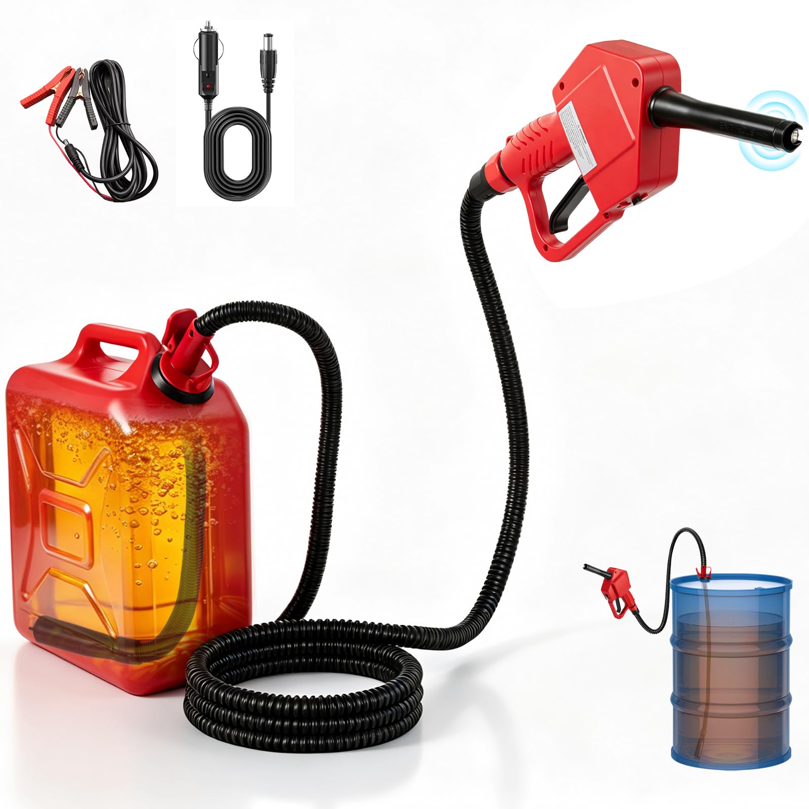 Photo 1 of VierKate 5GPM Fuel Transfer Pump with Auto-Stop