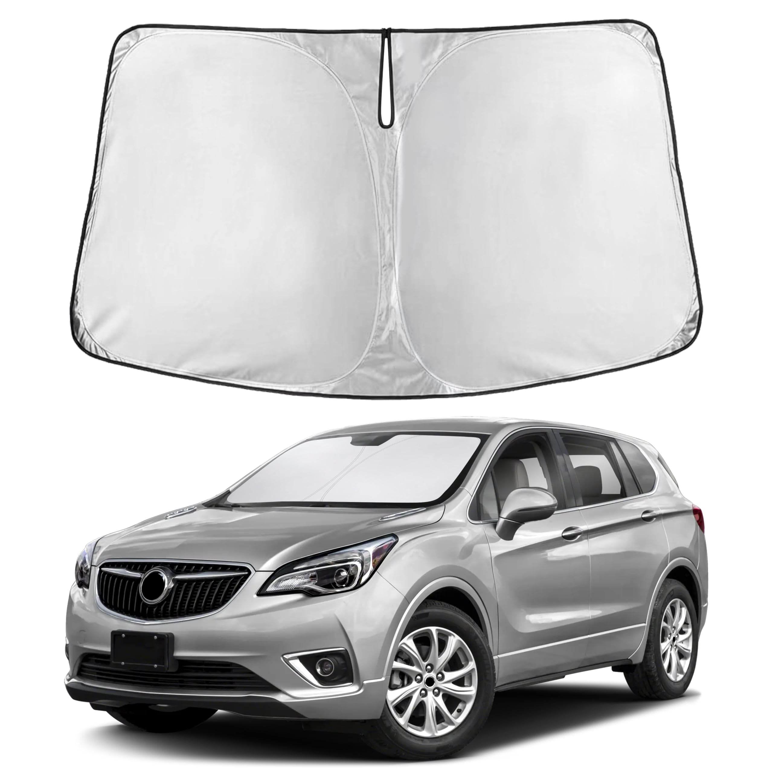 EcoNour Windshield Sunshade Compatible for Buick Envision 2016-2019 2020
