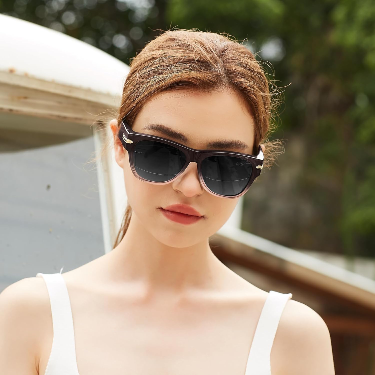 Face Shadow Polarized Sunglasses Over Glasses Women Fit Over Glasses Sunglasses Snap Shades UV Protection Lightweight - Image 3