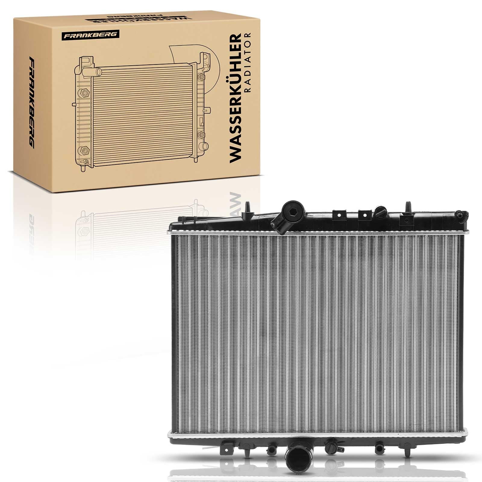 Frankberg Radiador sistema de refrigeración del motor enfriador de agua