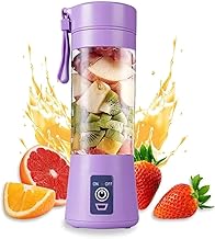 6 Blade Portable Electric Mini USB Bottle Juicer Blender, Rechargeable Hand Juicer, Fruit Juice Maker Portable Blender For Smoothie And Juices(Multi Colour) PACK OF 1