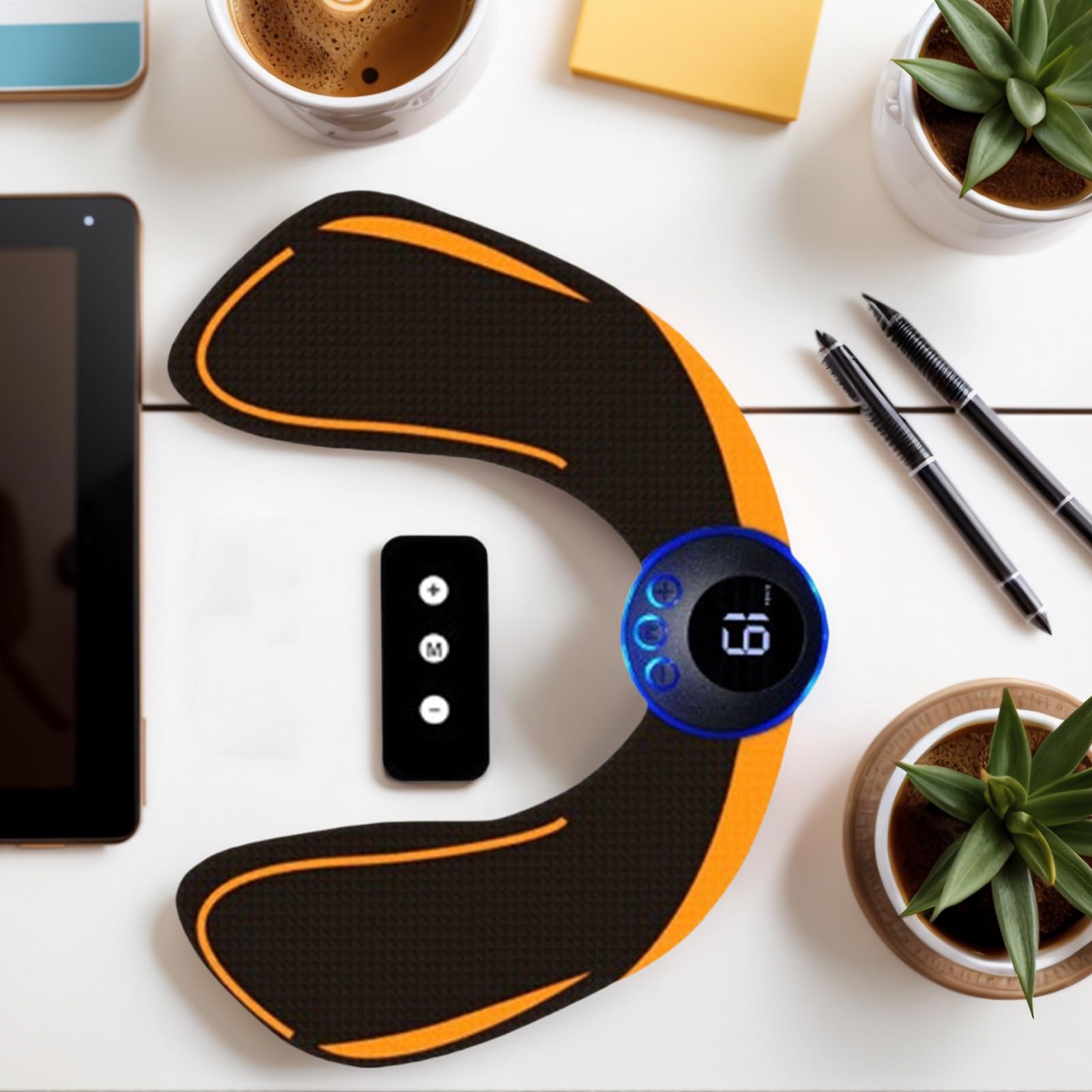 Entrenador de Glúteos - Equipo De Ejercicio con Tecnología Inalámbrica | Máquina de Levantamiento Portátil - para Uso en Casa Gimnasio Viajes Oficina y Apartamento