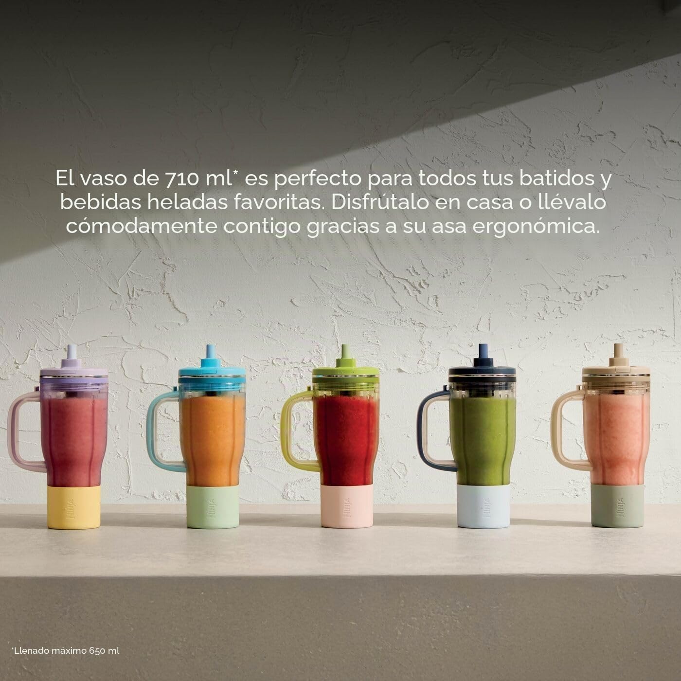 Ninja BlendBoss - Batidora personal con vaso portátil, vaso de viaje extraíble, 3 modos preestablecidos automáticamente, frambuesa azul DB351UKBL