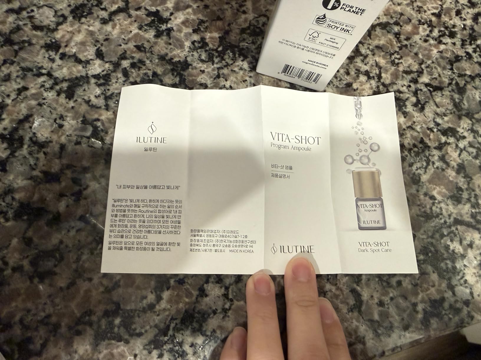ILUTINE Vita-Shot Vitamin C Ampoule – Vitamin C Face Serum with Ectoine & Glyceryl Glucoside, Korean Skincare Ampoule for Daily Use