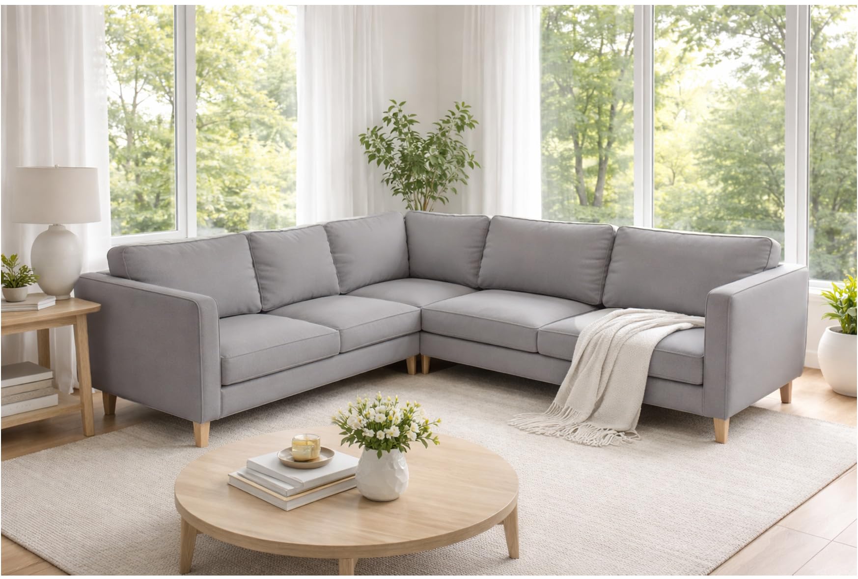 Amazon.com: The Heavy Duty Karlstad 2+3 Sectional Corner Sofa or