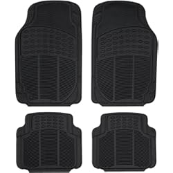 Alfombrillas De Goma Para Kia Sportage Sumex Conti20 - Alfombra Goma Universal Continental Negra, 4 Piezas