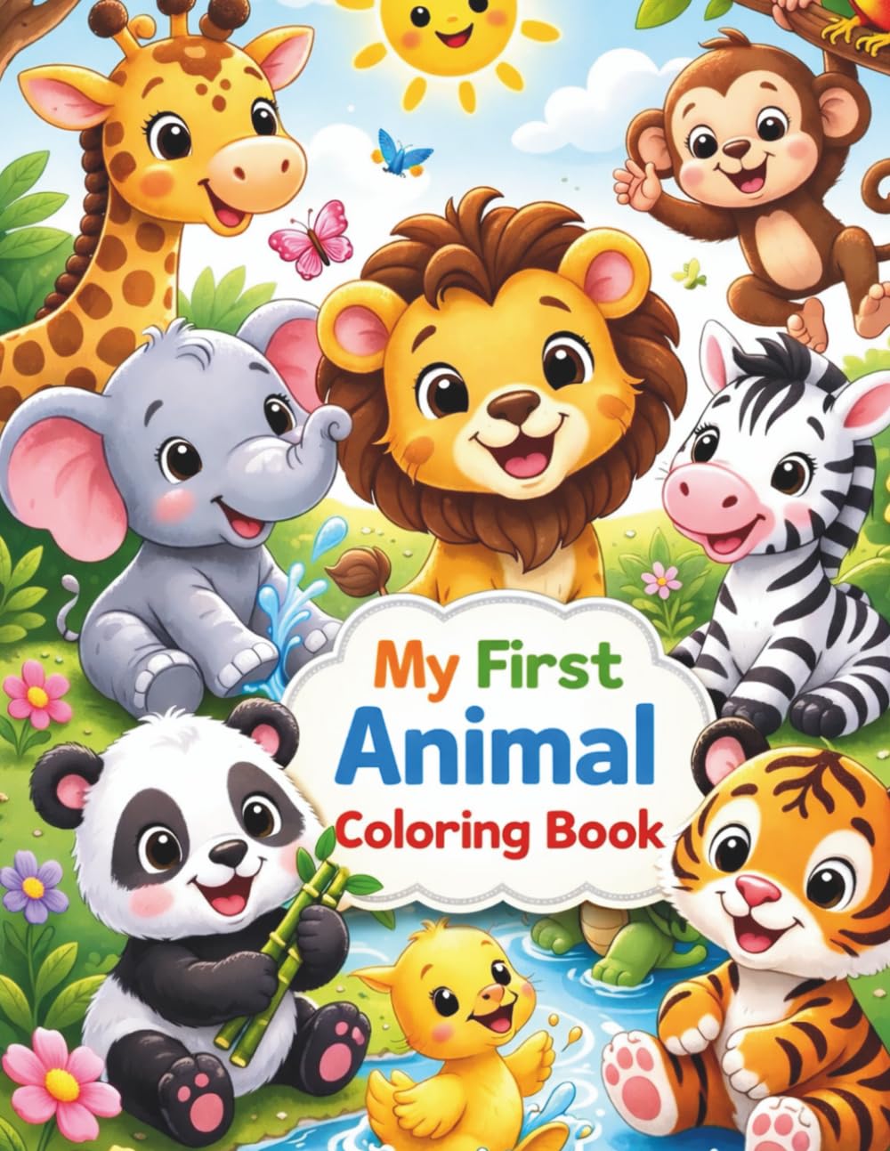 My First Animal Coloring Book