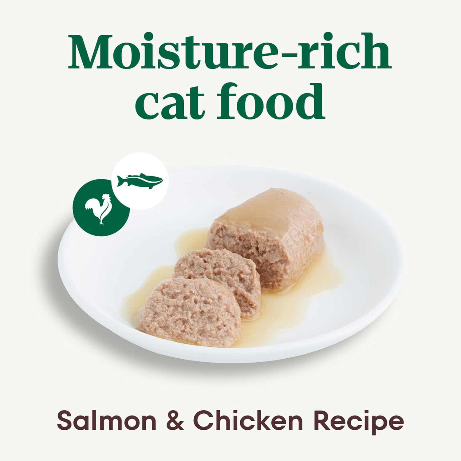 Nutro Perfect Portions Wet Cat Food Pate Salmon & Chicken Recipe, Grain Free Wet Cat Food, 2.64 oz. Twin-Pack Trays (24 Count, Pack of 1)