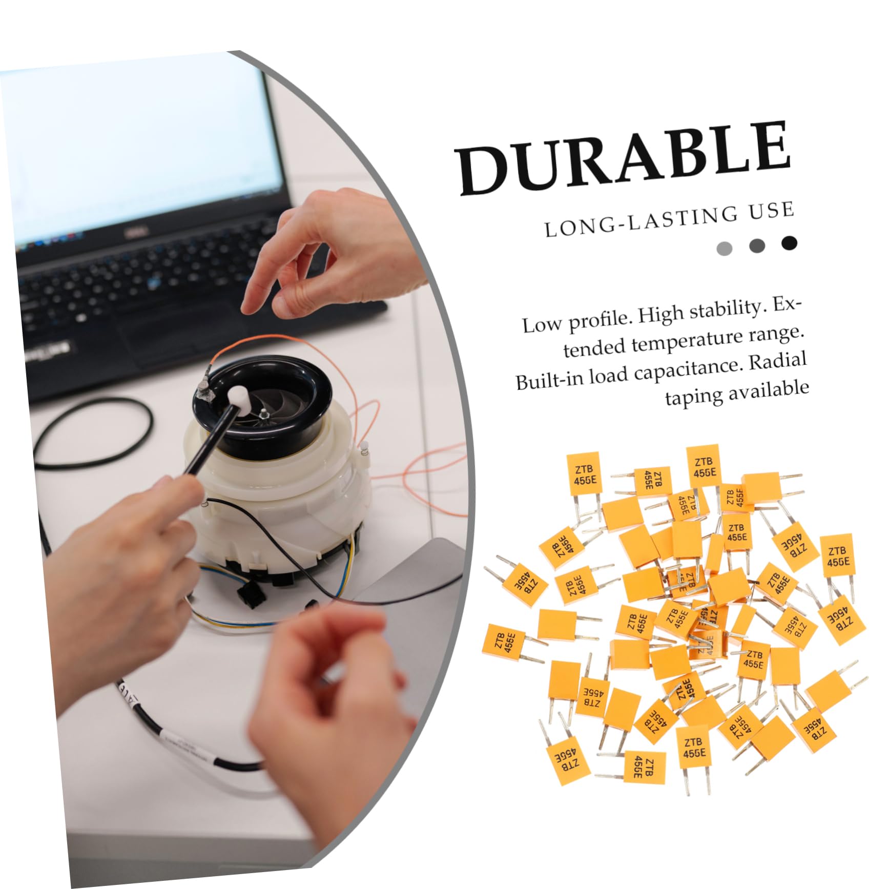 Wakauto 40 Pieces oscillator Crystal ceramic TV Television wands flower girl Allows resin molds Crystal resonator Passive Crystal Resonators Accessories filter