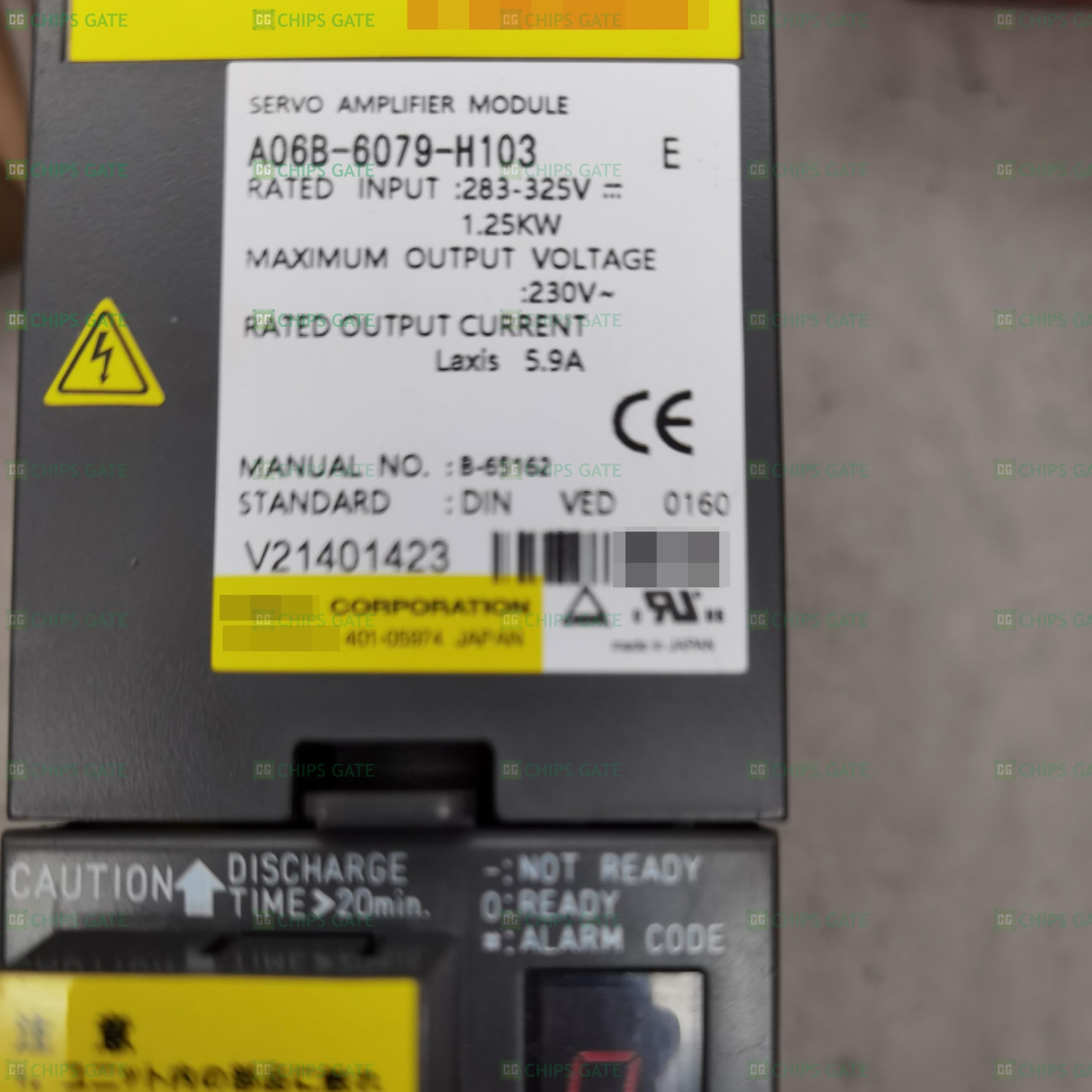 A06B-6079-H103 Servo Module 1.25kW New