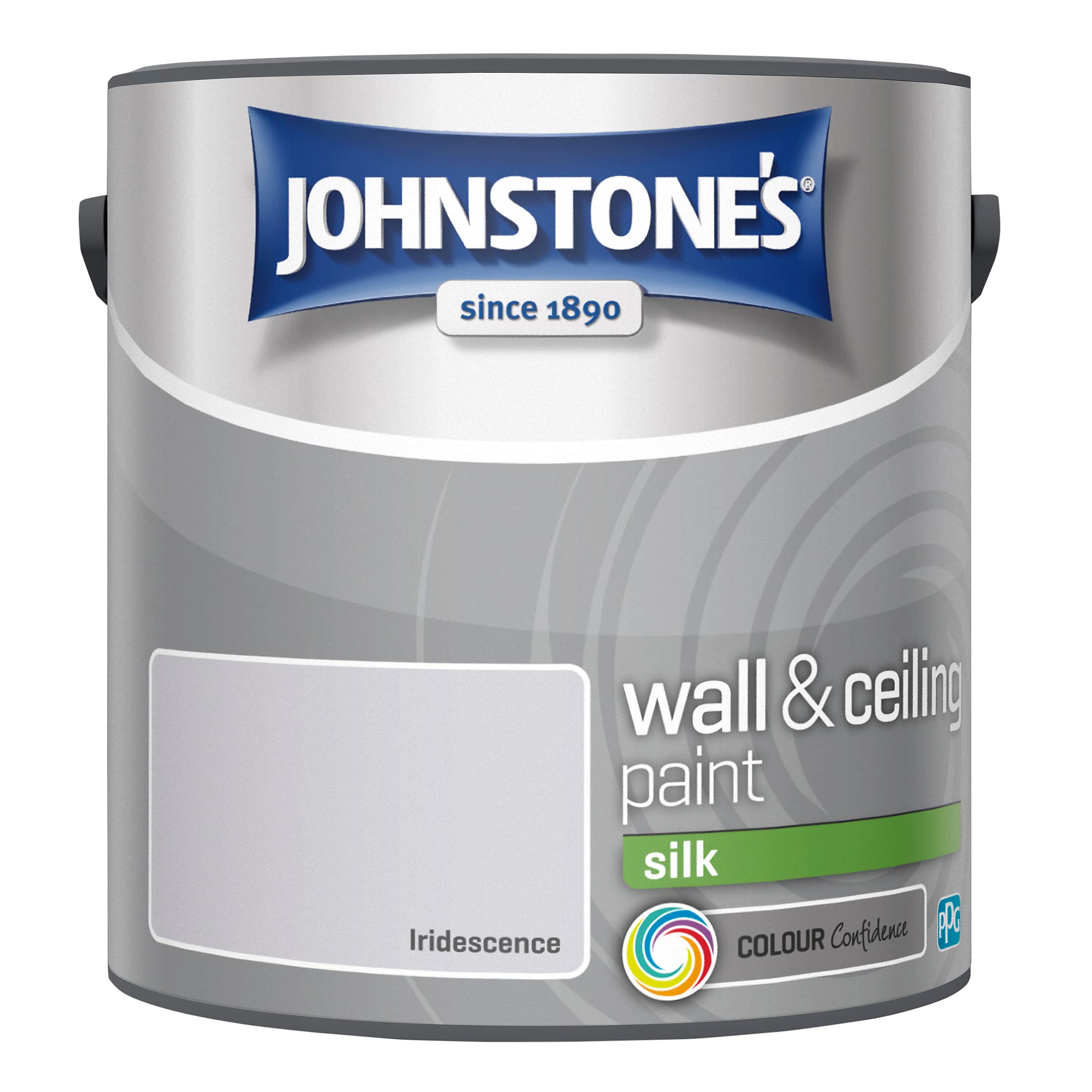 Johnstone's - Wall & Ceiling Paint - Iridescence - Silk Finish - Emulsion Paint - Fantastic Coverage - Easy to Apply - Dry in 1-2 Hours - 12m2 Coverage per Litre - 2.5L (423771)