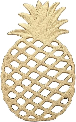 Salvamanteles de hierro fundido  Salvamanteles decorativos de metal para cocina, platos calientes, soporte para olla caliente  Salvamanteles de