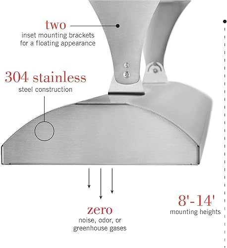 Miniatura 5 de Infratech CD3024SS Dual Element - Calentador eléctrico de patio de 3000 vatios - Serie C, Voltaje: 240, Color final: Acero inoxidable