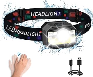 LED Headlamp, Super Bright Waterproof Lampe Frontale, 9 Modes Headlamp Flashlight, 1500 Lumens Headlamp Rechargeable, USB Rechargeable Head Lamps Outdoor , for Running, Camping, Cycling, Fishing.