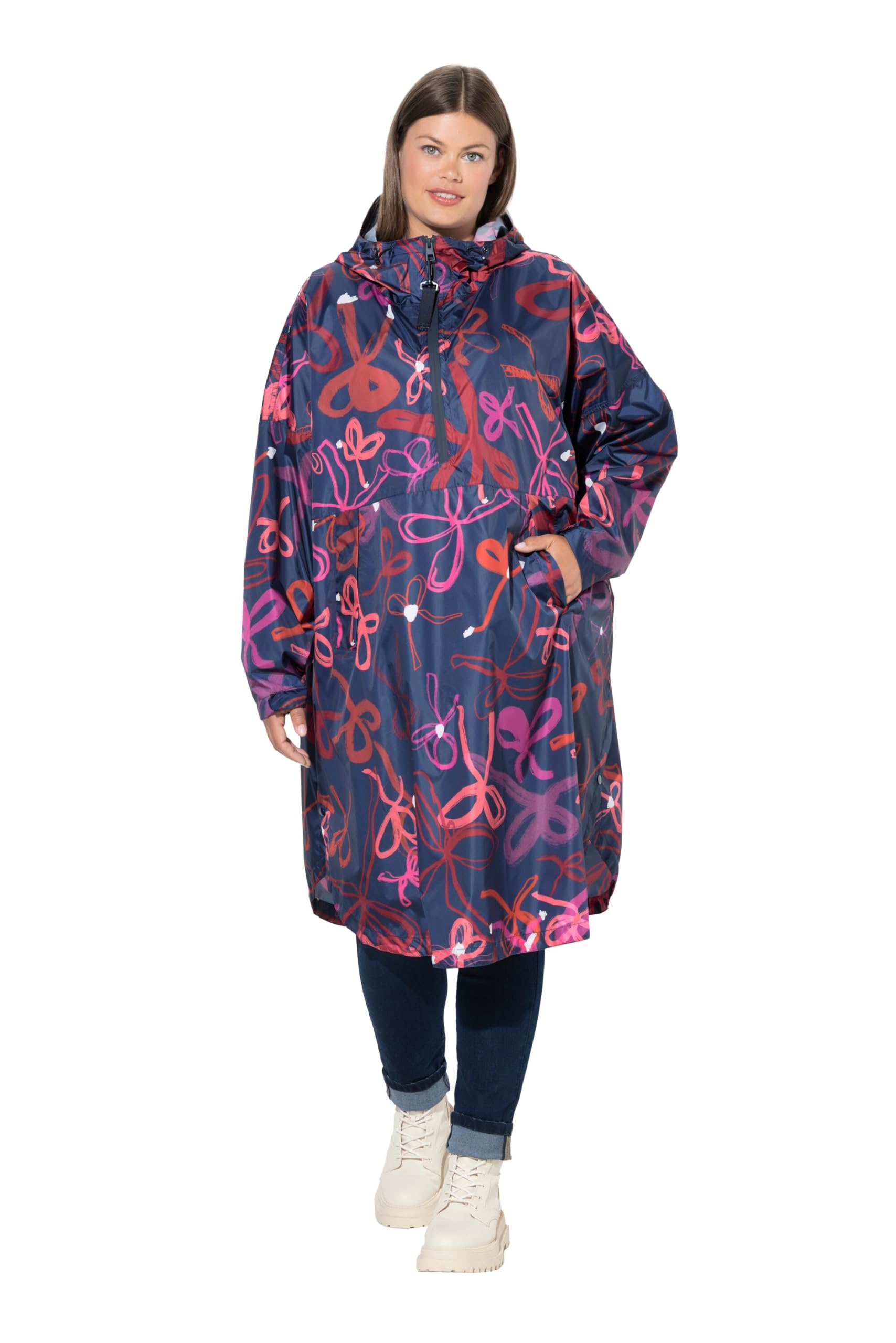 Laurasøn Funktions-Regencape, Unisex, Print, Kapuze 844955