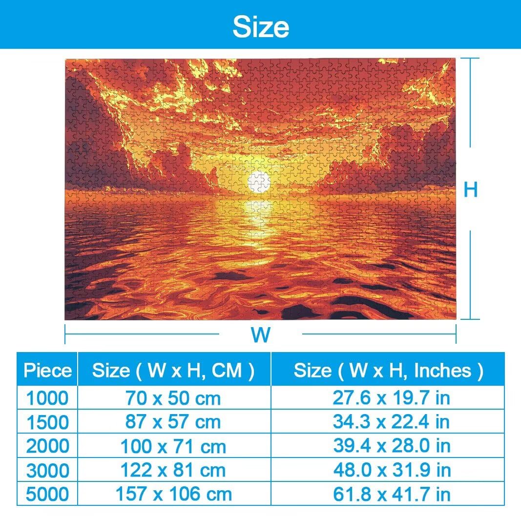 Puzzle 3000 Pièces Adultes, Puzzle 3000 Pieces Océan, Cadeau Femme -2204