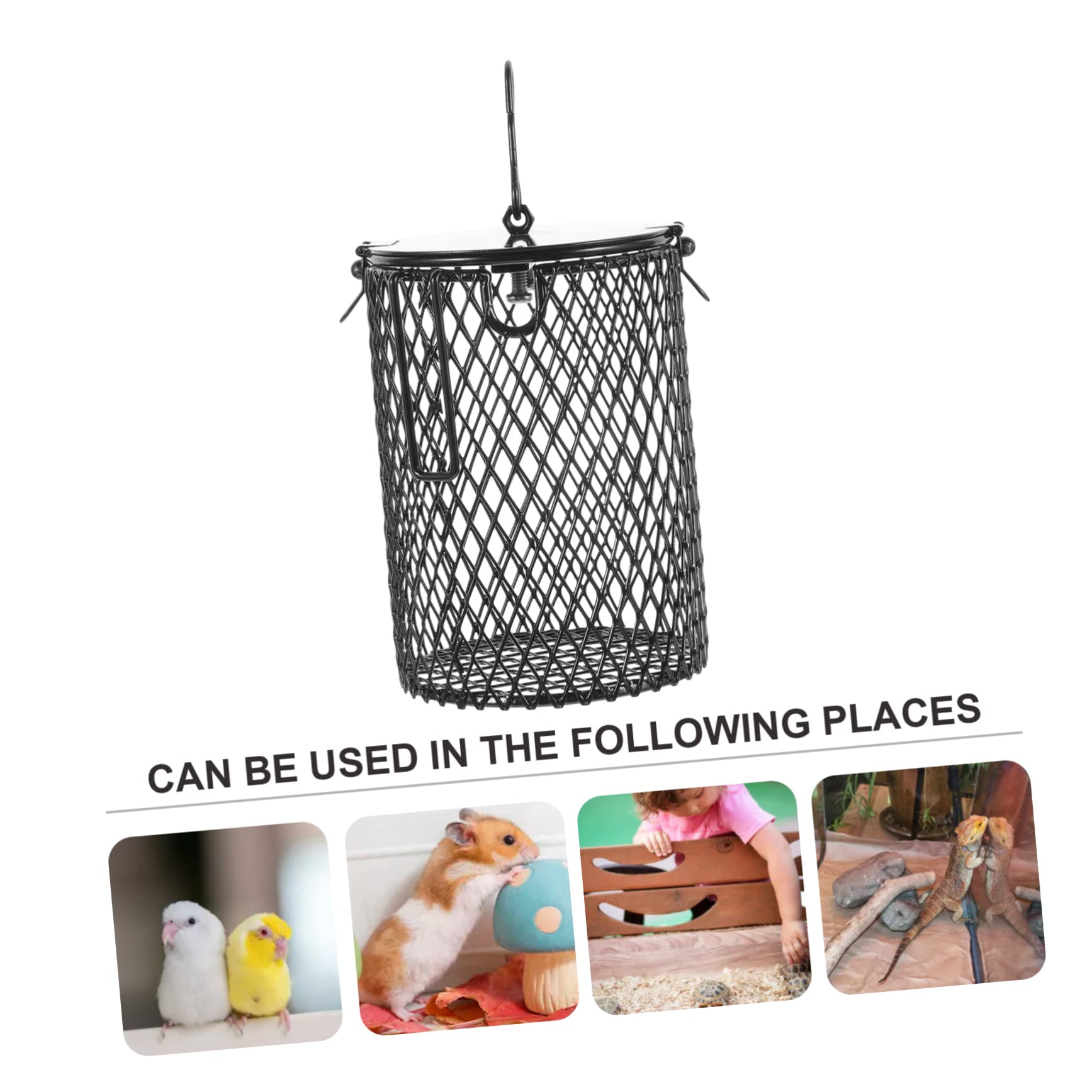 Toddmomy 3 Copertura per Lampade Riscaldanti per Rettili Rete Scaldante per Teca Protezione per Animali Domestici Come Tartarughe e Parrotti e Dissipazione del