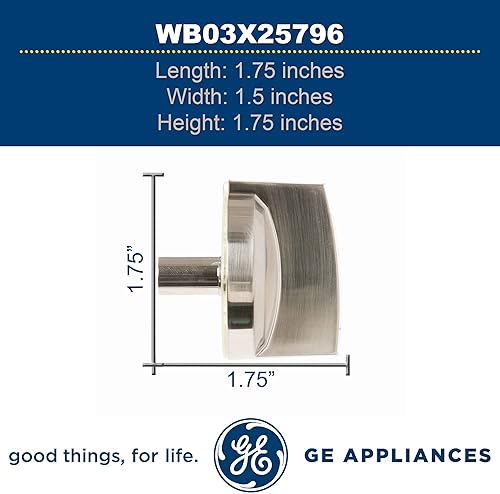 Miniatura 5 de GE WB03X24796 - Pomo para quemador de superficie de cocina