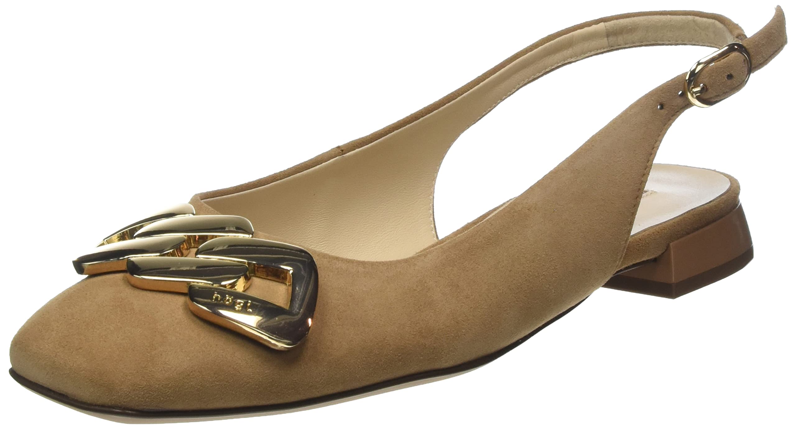 HÖGL Women's Jacky Ballet Flats, Lighttoffee, 37.5 EU X-Weit