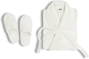 100% Cotton Spa Robes & Slippers