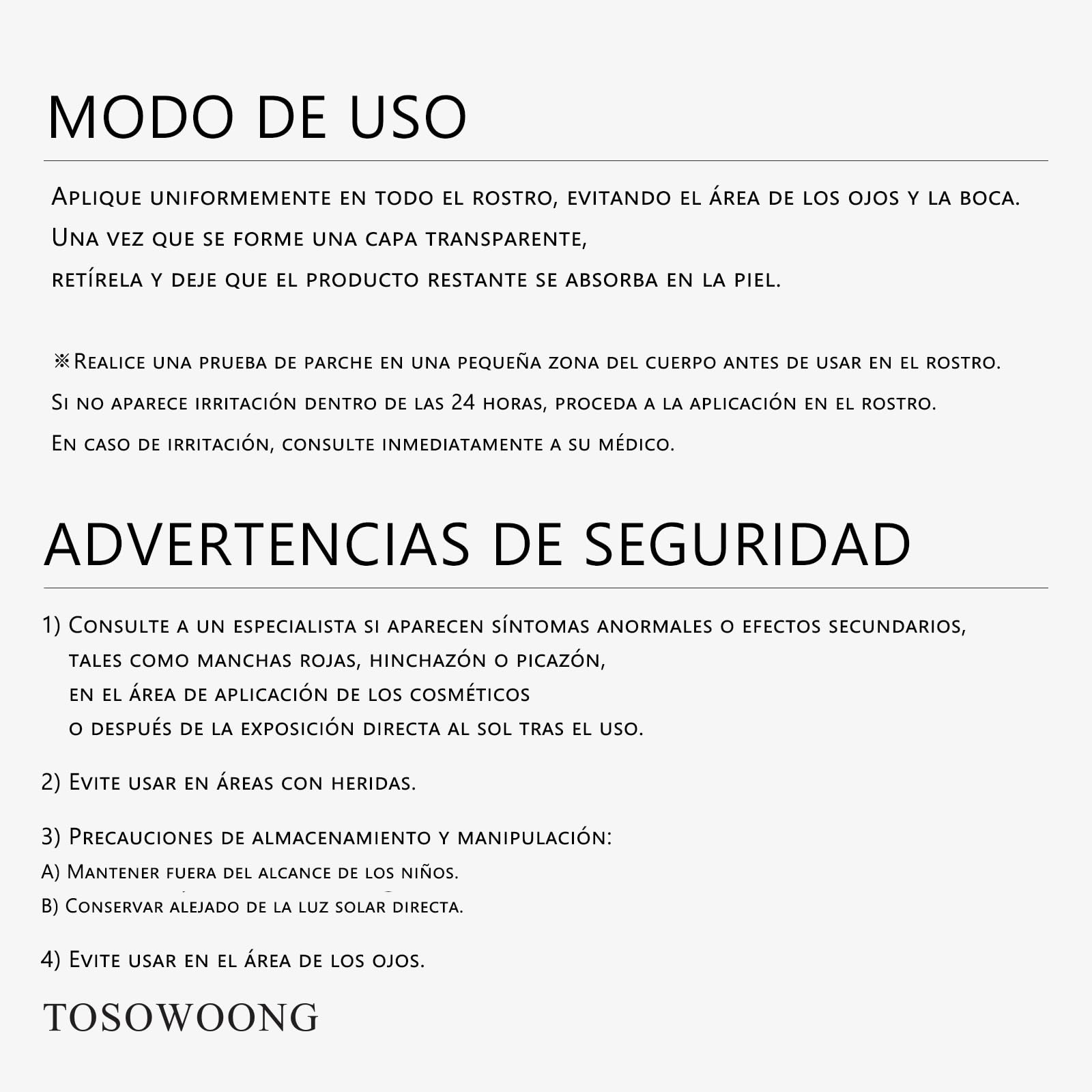 TOSOWOONG Real Collagen Fit, Mascarilla Facial Peel Off con Colágeno Hidrolizado, Elasticidad e Hidratación, Piel Radiante, Cuidado Facial Coreano, 50ml, 1.69 fl. oz.