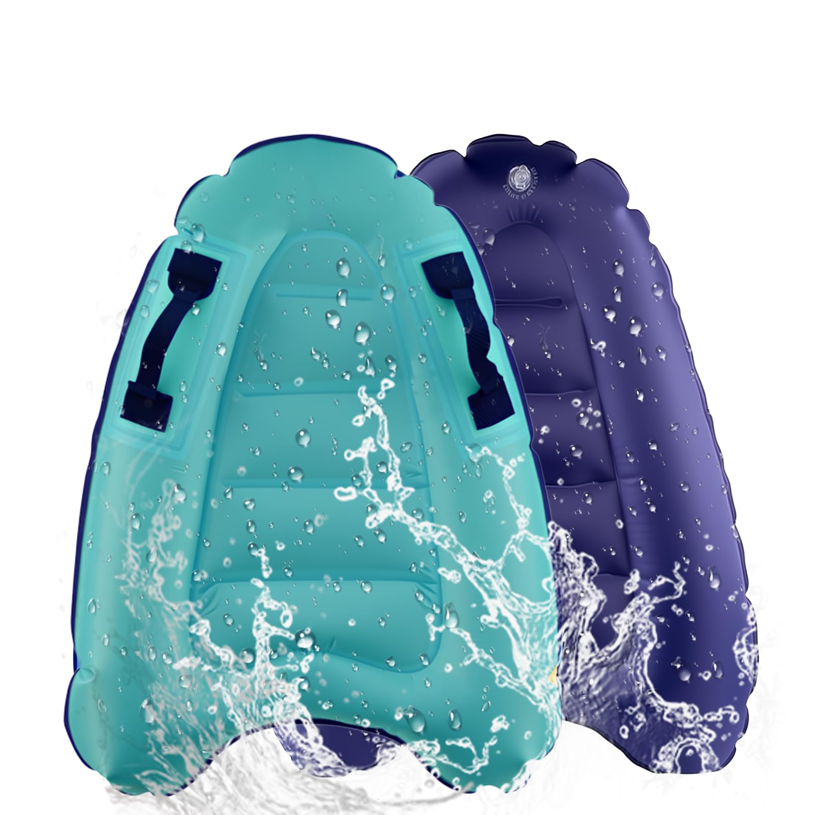 Shyllin Tabla de Surf Inflable para Niños 70 x 55 x 12 cm Bodyboard Hinchable con Asas Portátil