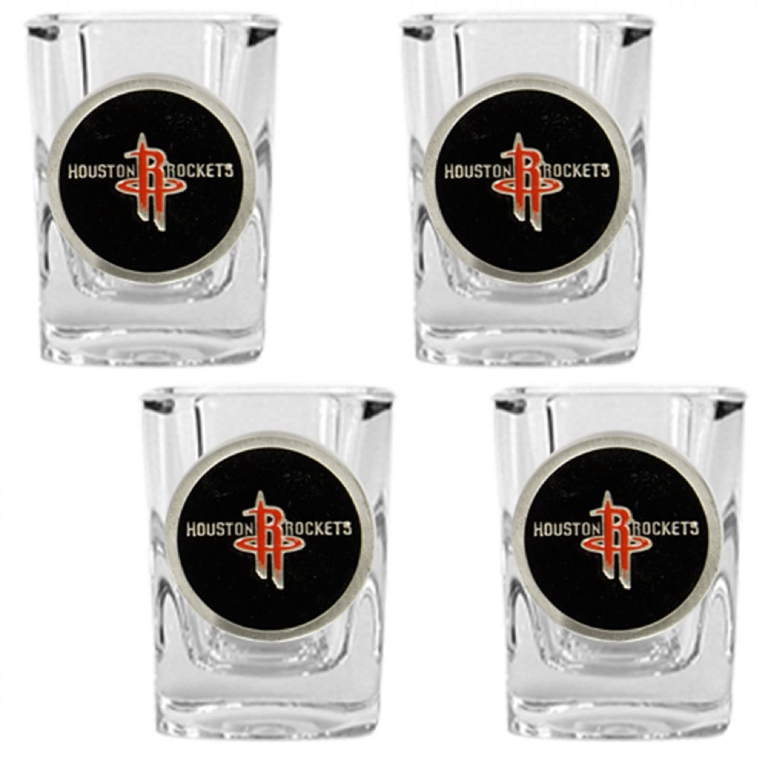Great American Products NBA General Sporting Goods Four Piece Square Shot Glass Set
