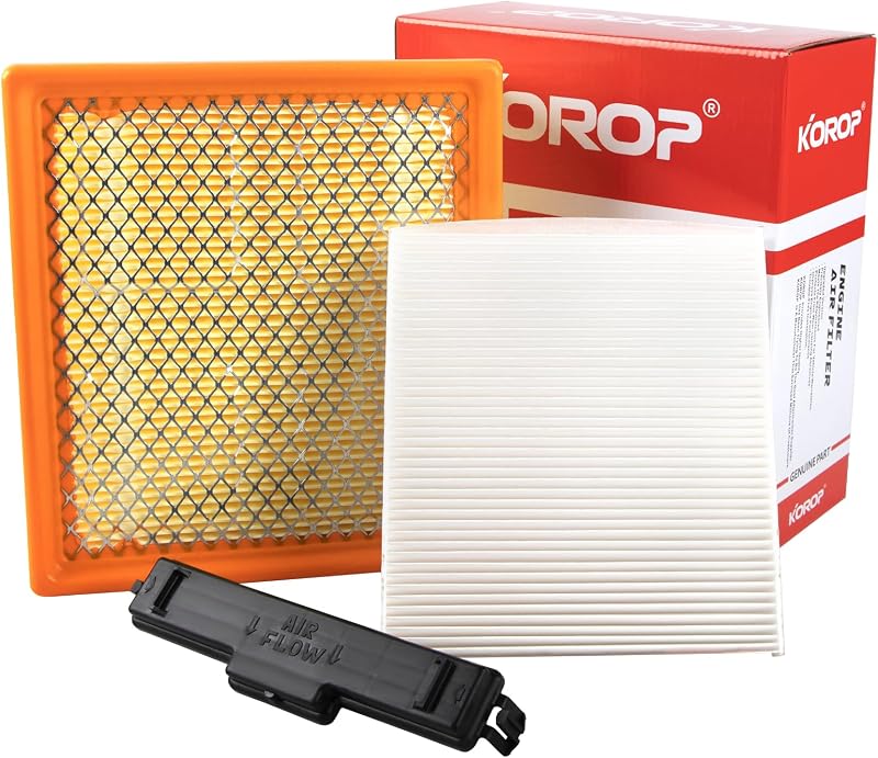 Kit Filtro de Ar do Motor e Filtro de Cabine KOROP para Ram 6.7L Cummins – 1 kit