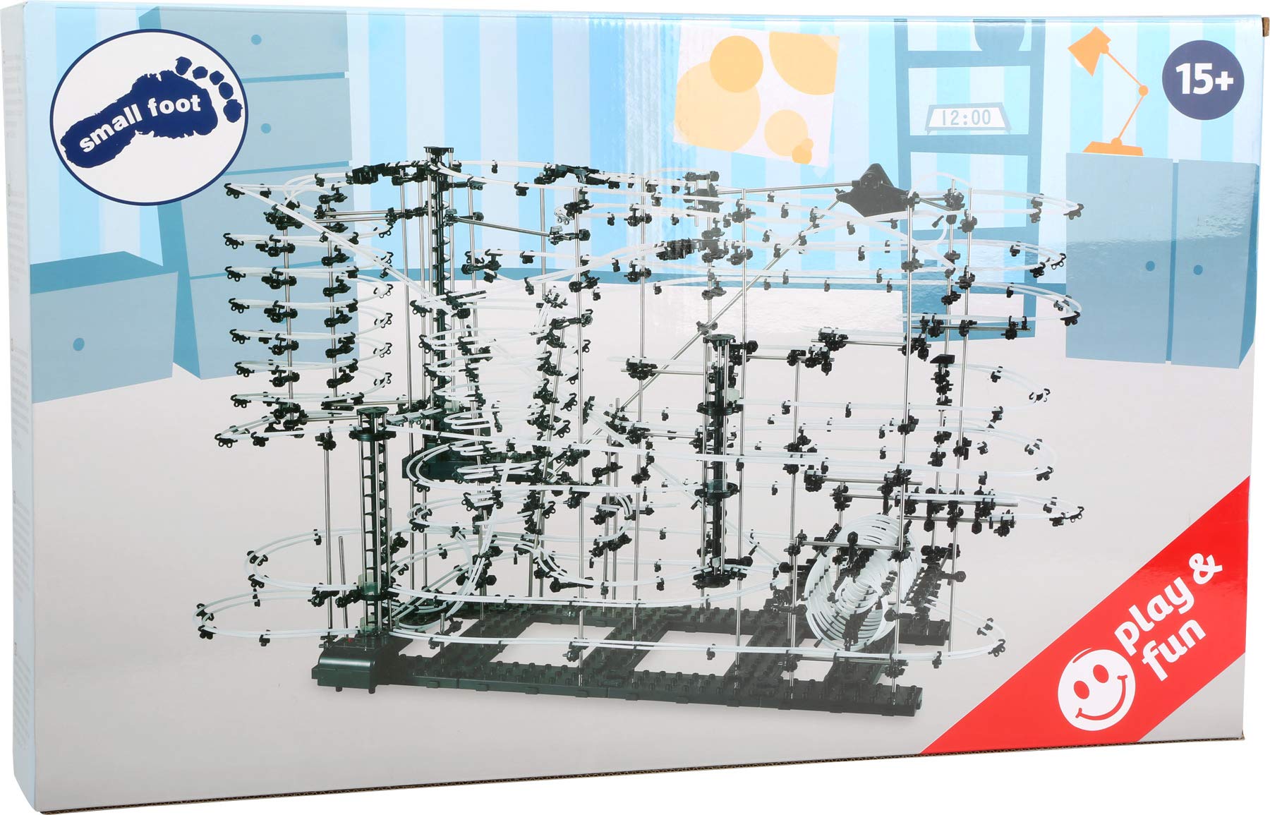 Small Foot foot 6732 Kugelbahn ""Extreme"" mit 35 m Länge, wird selbst zusammengebaut, mit Loopings und Kurven, ab 15 Jahren"