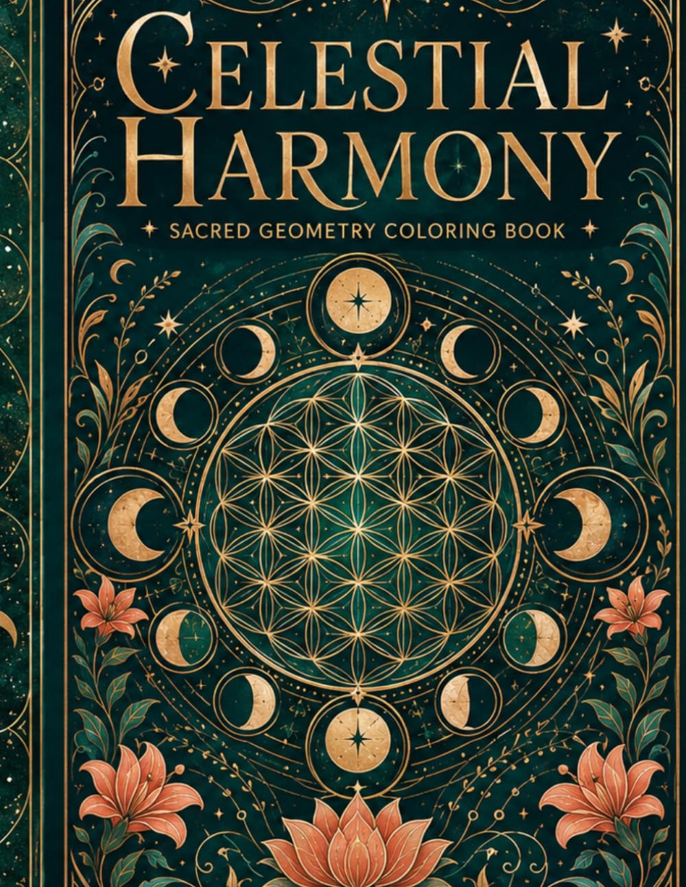 Celestial Harmony: Sacred Geometry Coloring Book