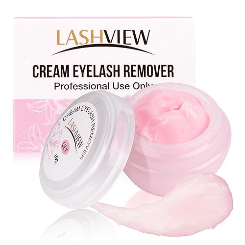 Miniatura 19 de LASHVIEW Crema removedor de extensiones de pestañas, crema especial con sabor a lirio, removedor profesional de extensiones de pestañas para salón