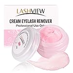 LASHVIEW Eyelash Extension Remover Cream, Light Lily Flavor Cream,Eyelash Adhesive Remover, Professional Eyelash Extensions Remover for Salon,10g