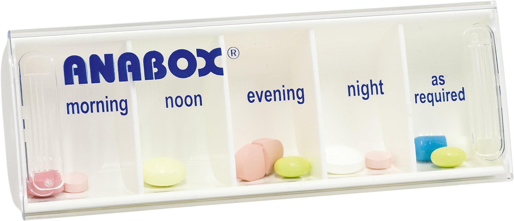 Anabox Daily Pillbox White