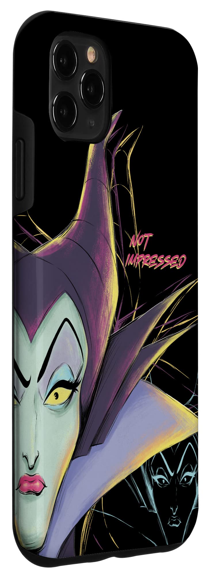 Custodia per iPhone 11 Pro Max Disney Villains Malefica non impressionato Halloween