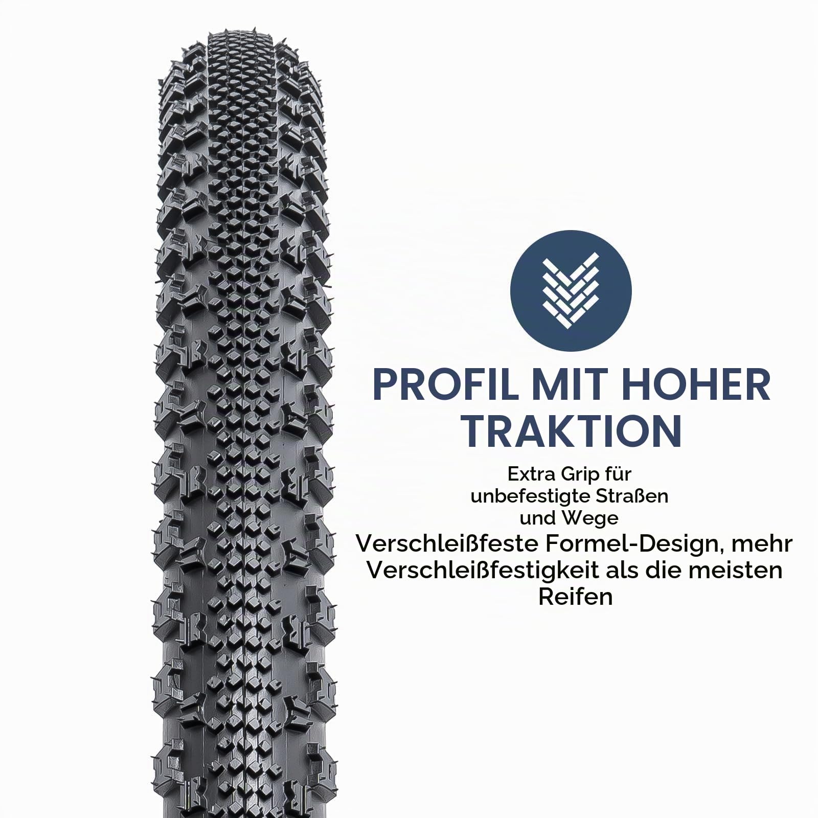 YunSCM 2PCS 28/700C Fahrradreifen 700X45C Mantel 47-622 Kompatibel 700C Stadt/Straße/Gravel 700x45C 28 Zoll Reifen 28x1.75