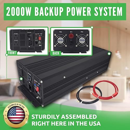 Miniatura 4 de Paquete de respaldo de bomba de sumidero primaria - 2000 W  75 Ah