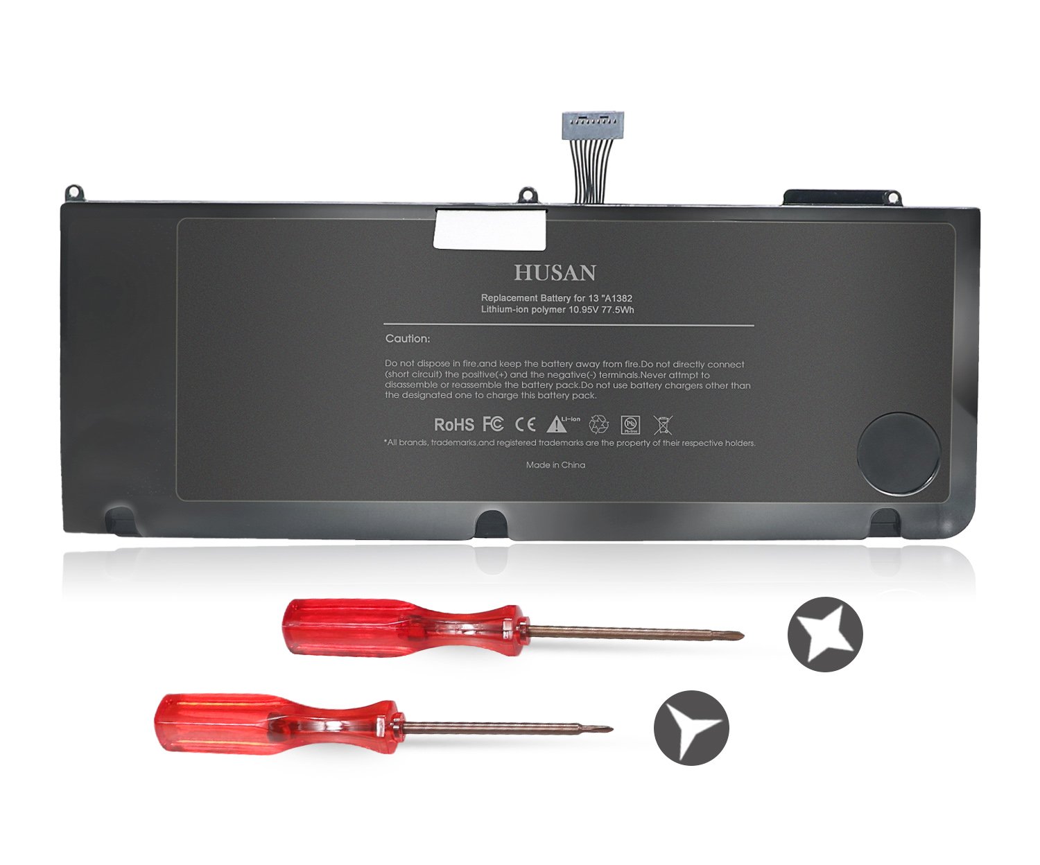 Replacement Battery For MacBook Pro 15" A1286/A1382 (Early/Late 2011, Mid 2012) - 7000mAh