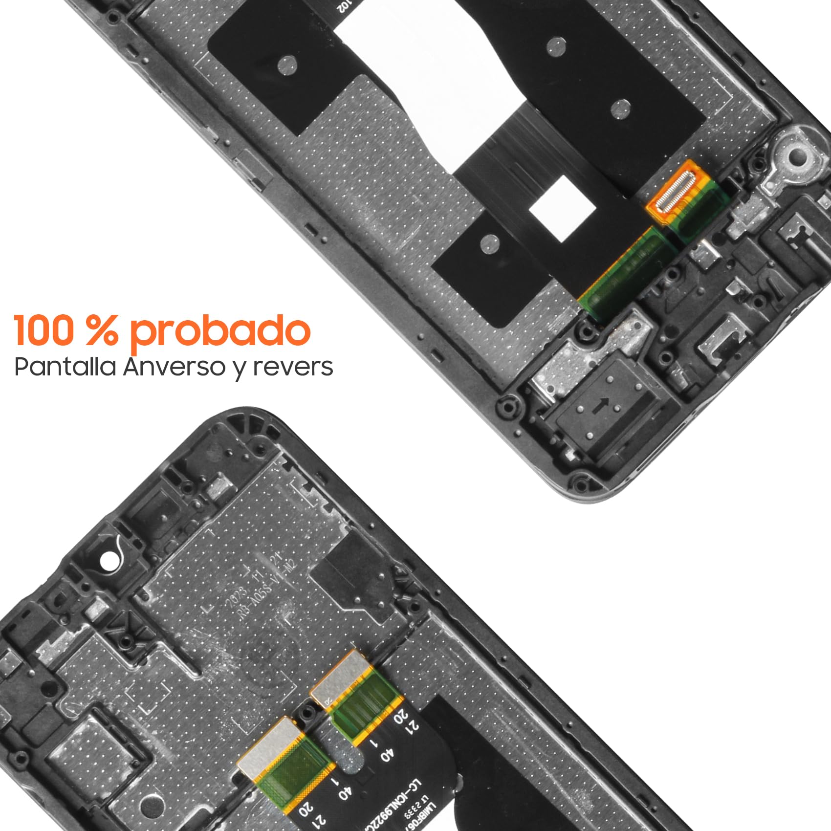 pour Samsung A05S LCD Écran pour Samsung Galaxy A05S SM-A057G SM-A057F SM-A057M 6.7" LCD Display Ecran Remplacement Tactile Digitizer Assemblée avec Outils, Noir avec Cadre