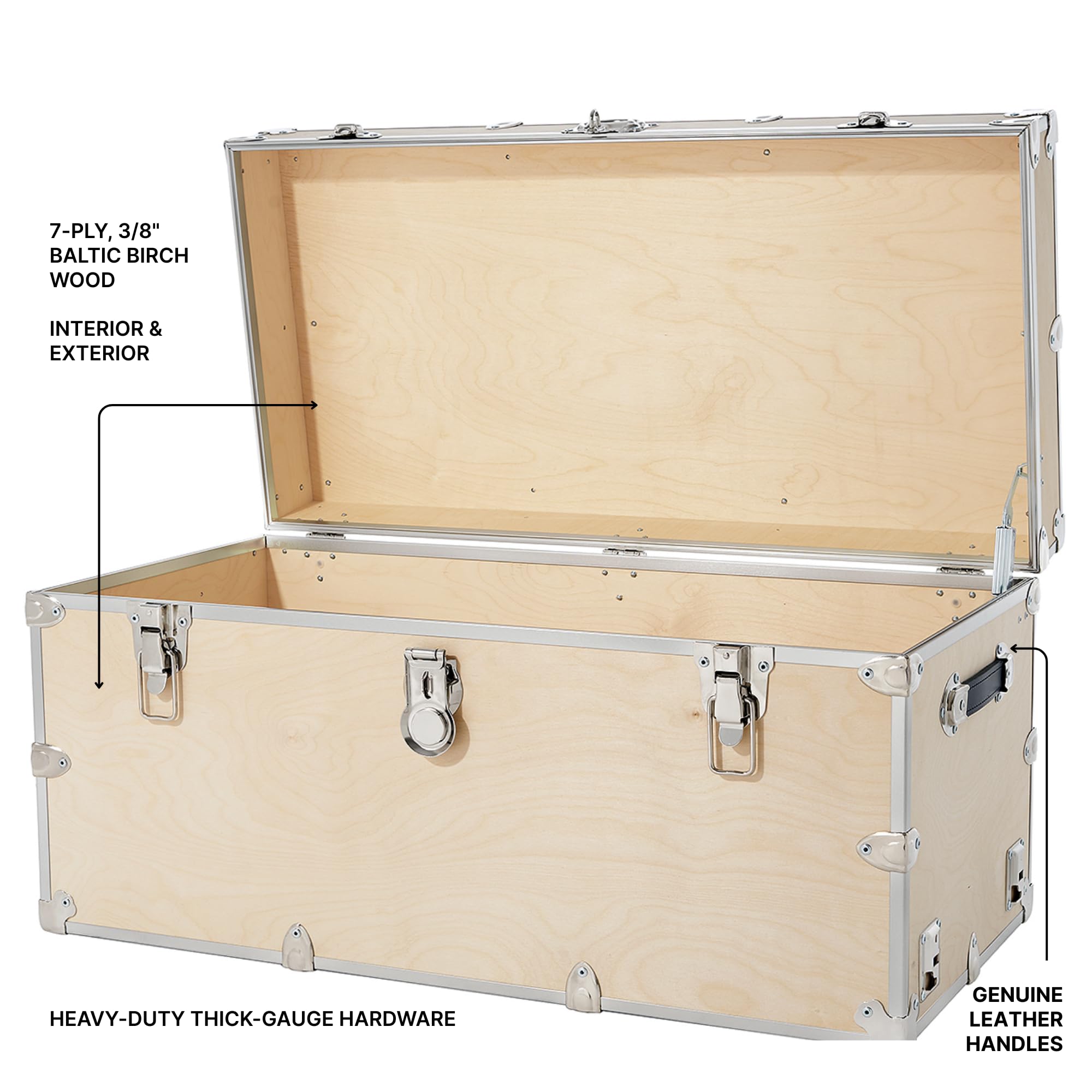 Rhino Trunk ライノ トランク ライノー トランクケース 木箱 ミディアム Rhino Trunk and Case