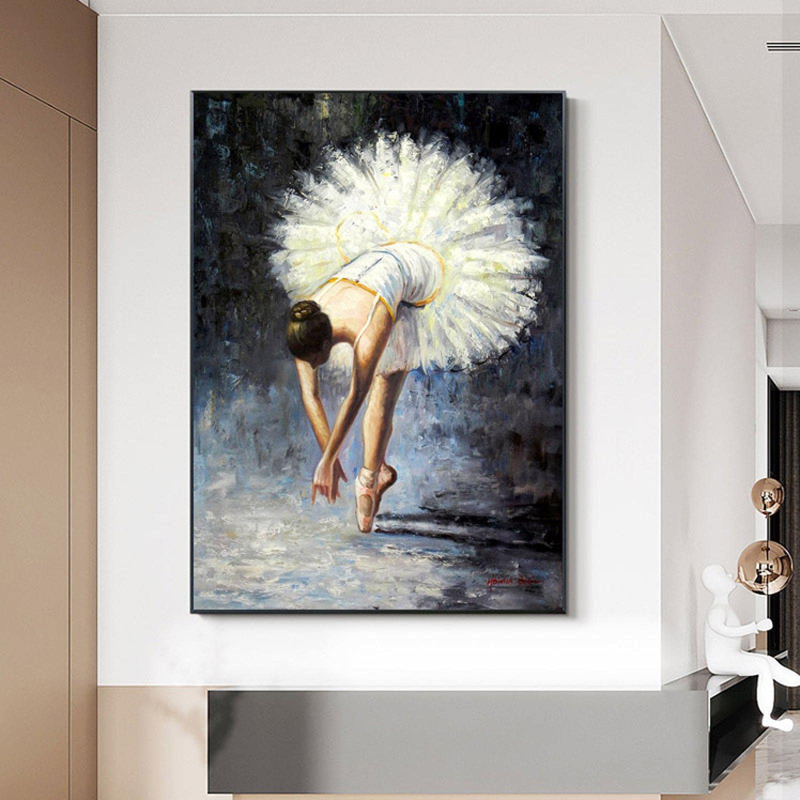 Amazon.co.jp: ヴィンテージ バレエ ダンサー キャンバス絵画