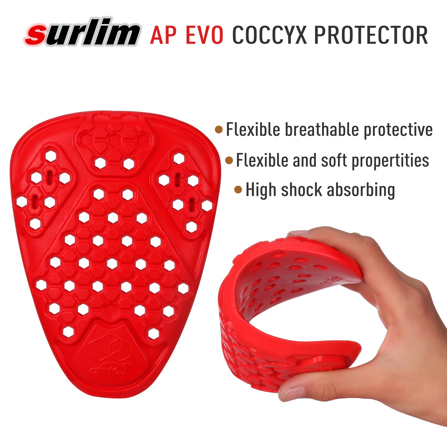surlim Coccyx Protector CE Insert Armor Motorcycle Pants