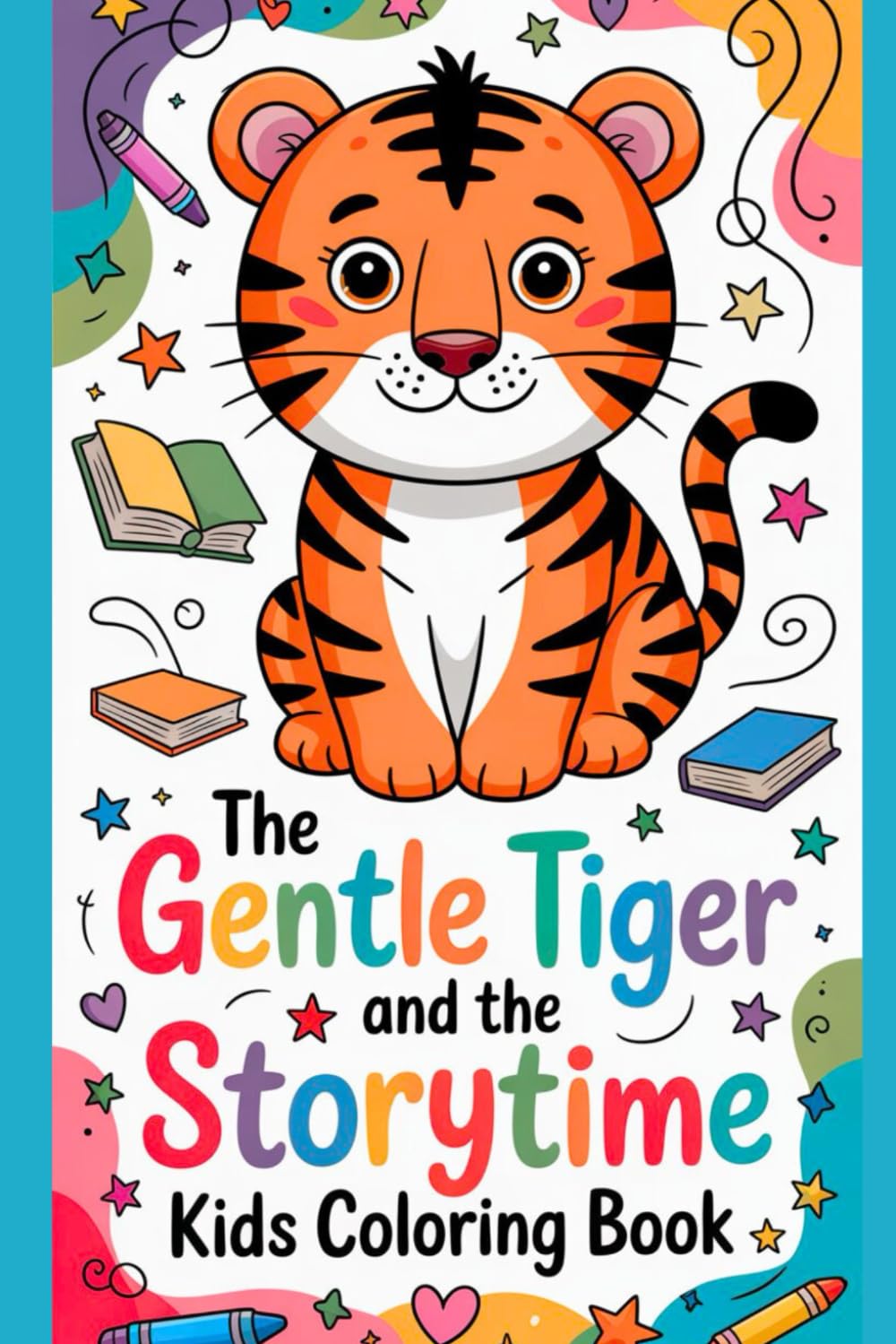 The Gentle Tiger and the Storytime Kids Coloring Book: A Wholesome Animal Drawing Adventure That Inspires Kindness, Imagination, and Relaxing Storytime Fun for Kids