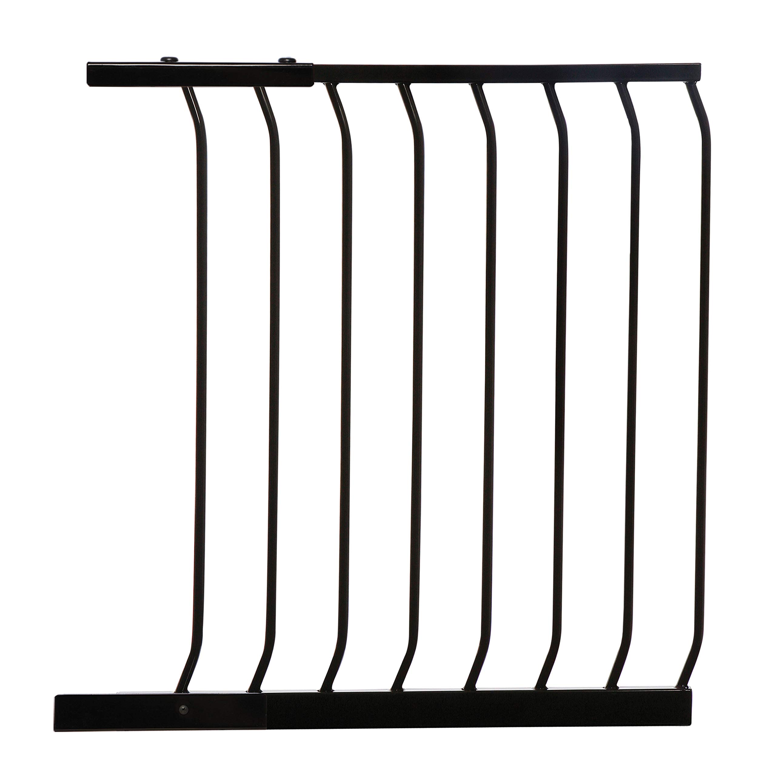 Dreambaby Chelsea Gate 45cm Wide Extension - Safety Gate Extender Kit - Fits Chelsea Gates with Standard Height of 75cm - for Pressure Mounted Child Security Gates - Black
