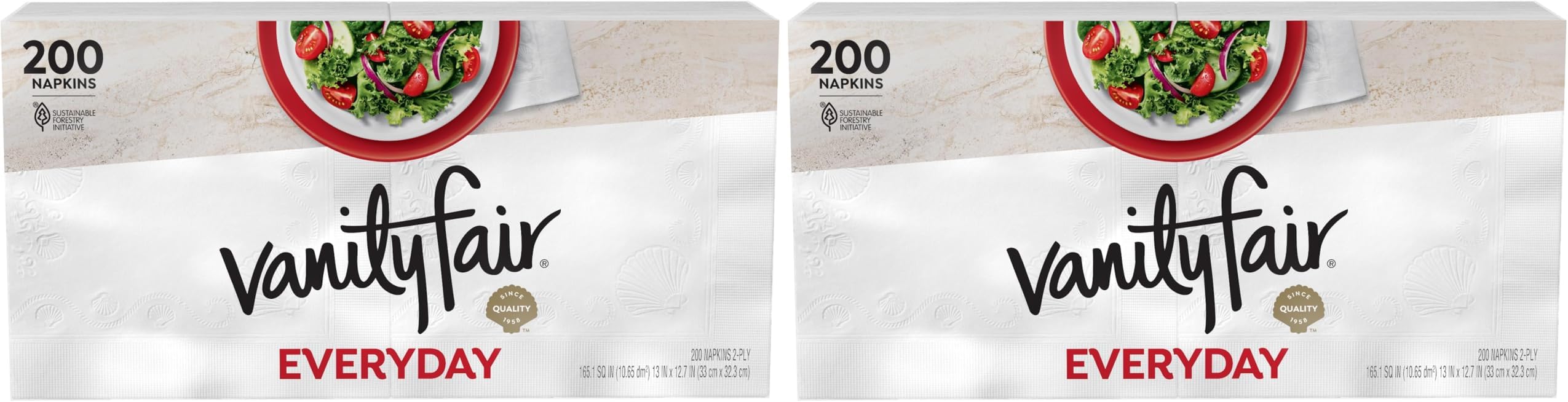 Napkins, 400 Count | Everyday Collection | 2 Packs