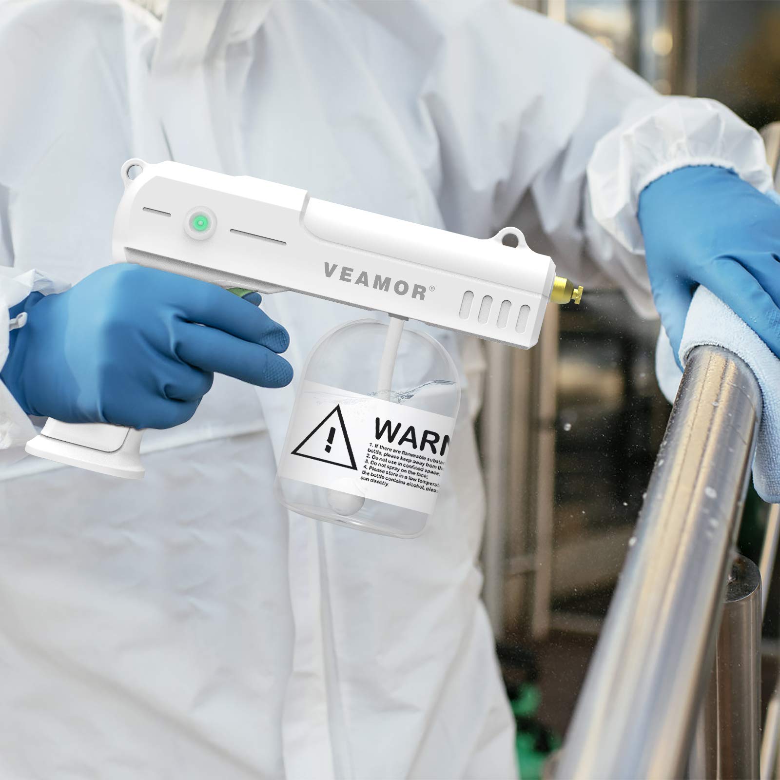 VEAMOR Nano Sanitizer Spray Machine, Handheld ULV Electric Spray Gun