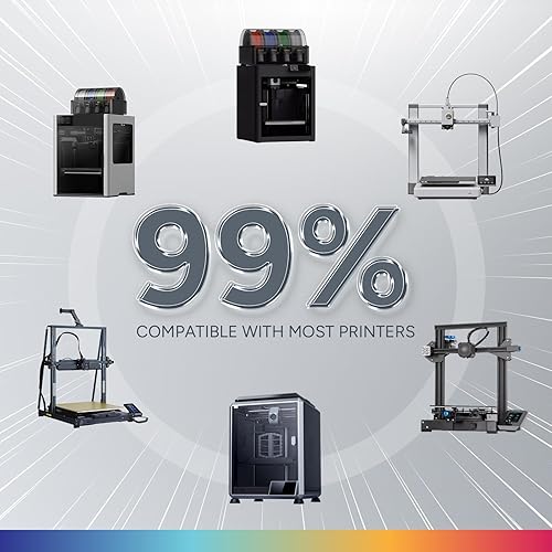 Vista 130 de Overture Petg - Filamento de 0.07 pulgadas con superficie de construcción 3D 7.87 x 7.87 pulgadas, consumibles para impresora 3D, carrete de 2.2 2.2