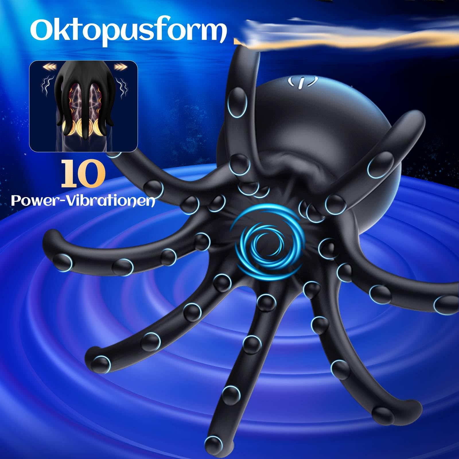 Masturbateurs Masculins Sextoyse Homme Masturbâteur Homme Mains Libres, Vibromasseur 10 Modes, 32 Points de Massage, Jouet Adulte Silicone Doux, Utilisation Solo ou Couple