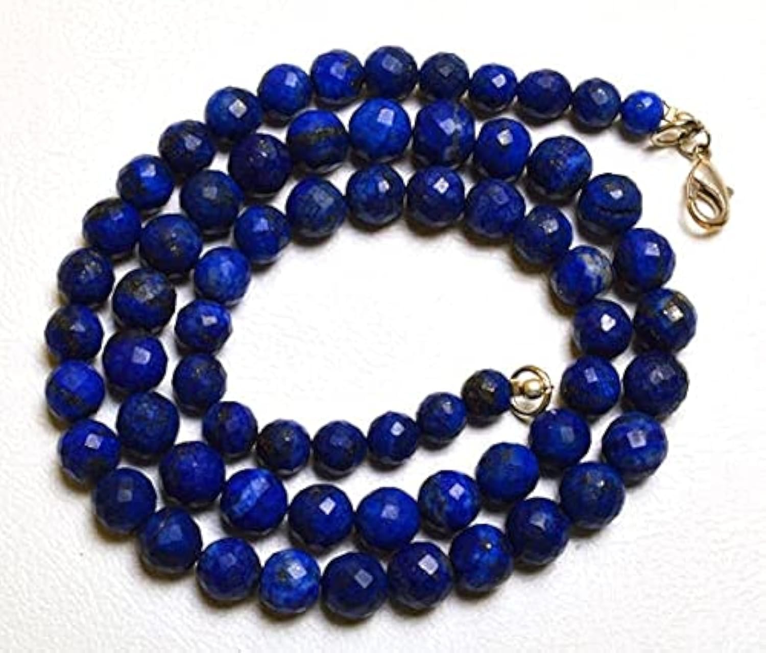 Collier lapis lazuli perles véritables pour remplacer les bijoux synthétiques ternes